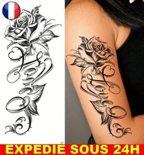 ✅ Tatouage Temporaire Rose