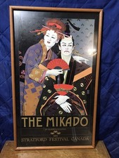 Gilbert & Sullivan "Mikado" print professionally framed