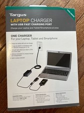 Targus Laptop Charger +USB Tablet/Smartphone charger APA32US BRAND NEW, SEALED
