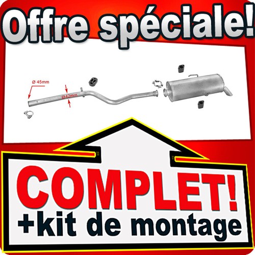 échappement pour peugeot 106 - peugeot,