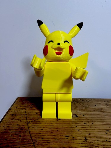 Figurine pikachu manga lego - figurine,