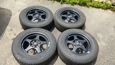 15" ROTA SLIPSTREAM 4x100  WHEELS 205 60 15 MICHELIN DEFENDER  w/ Honda TPMS 
