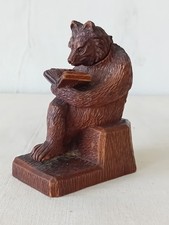 Sculpture Ours en Bois Forêt