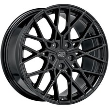 JANTES ROUES MSW MSW 74 POUR SAAB 9-3 CABRIO 8X19 5X112 GLOSS BLACK WS3