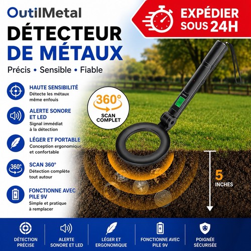 Détecteur métaux haute - métaux,