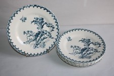 5 assiettes dessert en