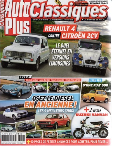 Auto plus classiques - plus, 2cv