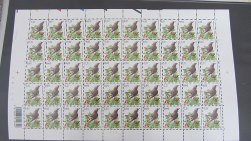 Timbres oiseaux belgique - timbres,