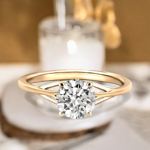 Bague diamant igi jaune - en, or
