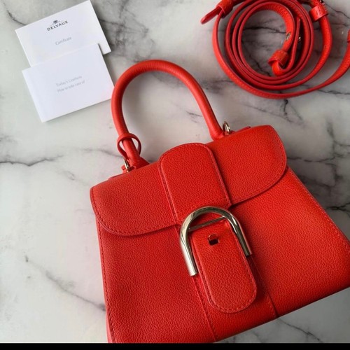 Delvaux brillant mini red - mini, box
