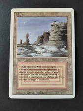 1x Plateau - Magic The Gathering - Revised Edition-Played