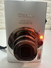 Canon IXUS 80 IS 8.0MP PC1271 Digital Camera Silver - Tested