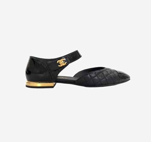 Chanel ballerines cuir - chanel, en