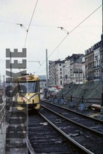 35mm Slide BELGIUM STIB Brussels Bruxelles Tram Strassenbahn 7701 1978 Orig