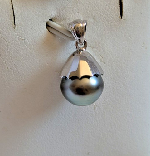 Pendentif perle tahiti - de,