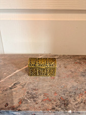 Ancien Boîte à Timbre Bronze