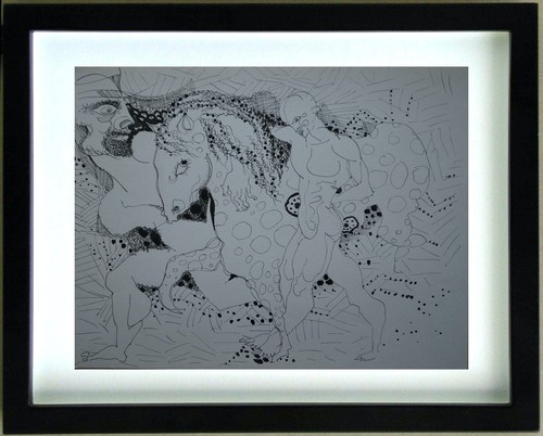 Dessin encre composition - dessin,