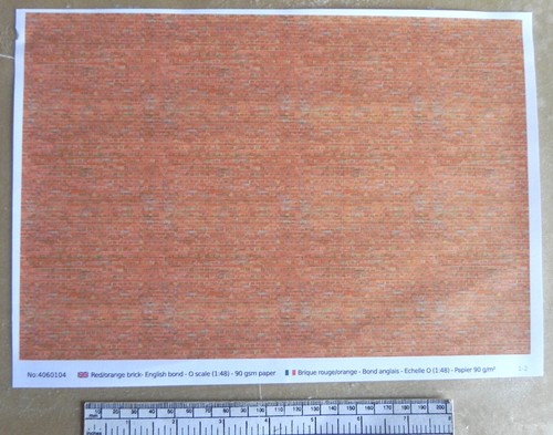 Papier brique rouge orange - papier, rouge/orange