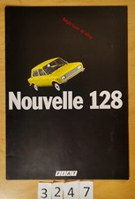 FIAT 128 Berline 2 & 4 PORTES/ PANORAMA Prospectus Fr 20 pages 1976?