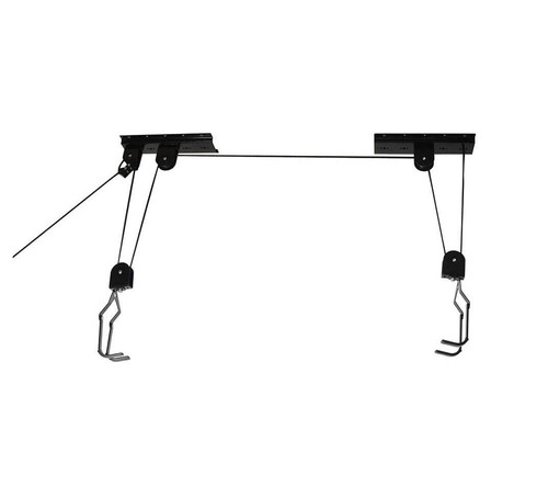 Porte vélo suspension poulie - suspension,