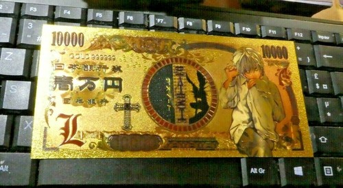 Death note anime gold billet - note,