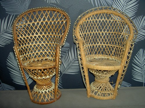 Lot fauteuils rotin - lot,