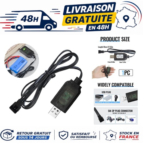 Chargeur usb lipo 4v - lipo, 7.4v