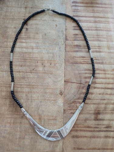 Collier touareg demi lune - collier, en