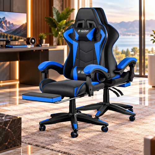 Chaise gamer ergonomique - gamer, noir
