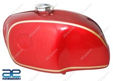Pour BMW R100 Rt Rs R90 R80 R75 Moto Rouge Peint Réservoir Carburant + Monza Cap