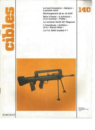 Cibles 140 fusil investarm - n°140,