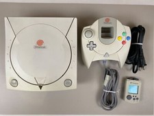 SEGA Dreamcast System HKT-3000 Console with Controller Memory Used