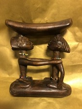 Luba Headrest of Zaire. Congo Ethnic Art