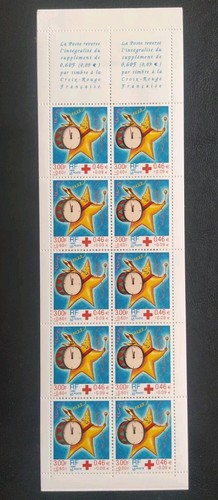 Carnet timbres croix rouge - carnet,