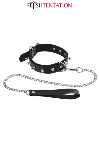 Collier pointes laisse - à,