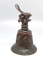 CLOCHE DE TABLE EN BRONZE