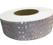 Bande Adhésive Blanc Réfléchissant Réflecteur Camion Remorque, 10 M