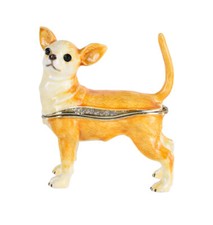 Chiwawa Chien Boîte de Pilule à Bijoux Pillenbox Pile Figurine