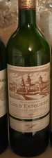 Bouteille De Vin Lafite Rothschild 1990 Vide