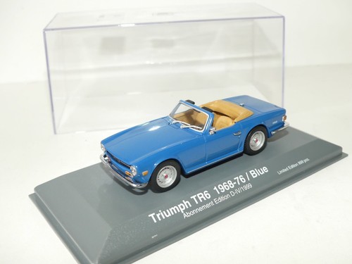 Triumph tr6 1968 bleu - triumph,