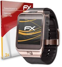 atFoliX 3x Film Protection d'écran pour Samsung Gear 2 Neo mat&antichoc