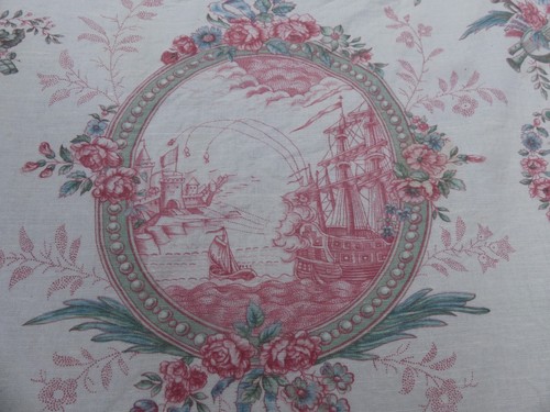 Ancien tissu vintage french - tissu,