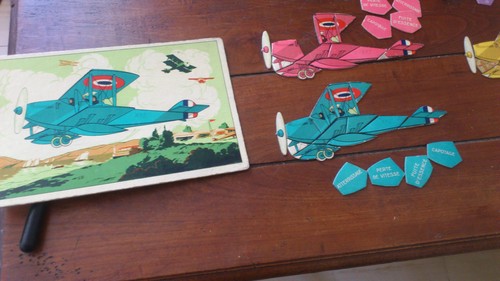 Ancien loto avion - ,, biplan