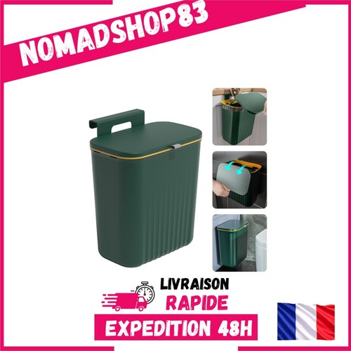 Poubelle suspendue cuisine - suspendue, 9l