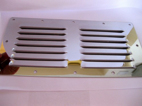 Grille ventilation acier - grille, en