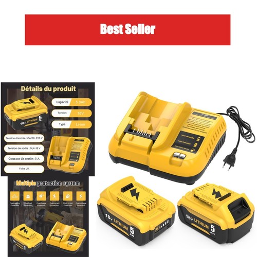 Lot batteries dcb184 - lot, 2