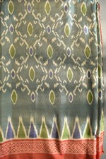 Tissu sari en soie mélangée