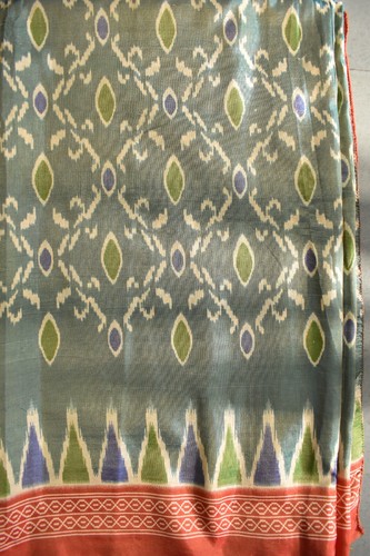 Tissu sari soie mélangée - soie,