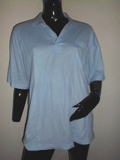 POLO HOMME CLASSIQUE BLEU CIEL AVEC POCHE POLYESTER/COTON T: L/XL