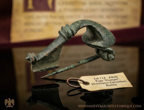 Rare fibule romaine - fibule, bronze